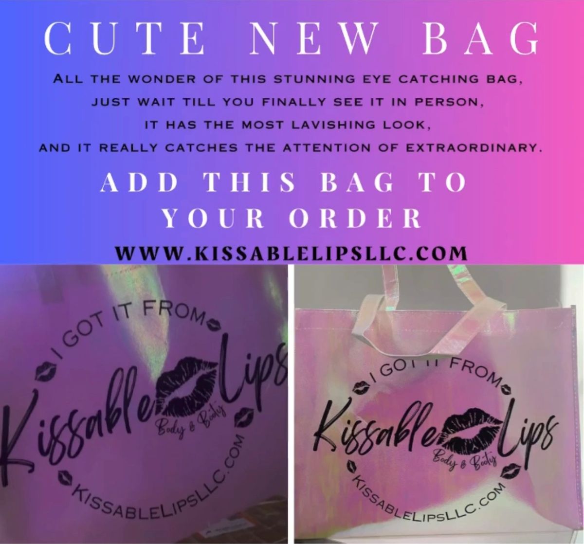 Kissable Lips Bag (Special Edition)